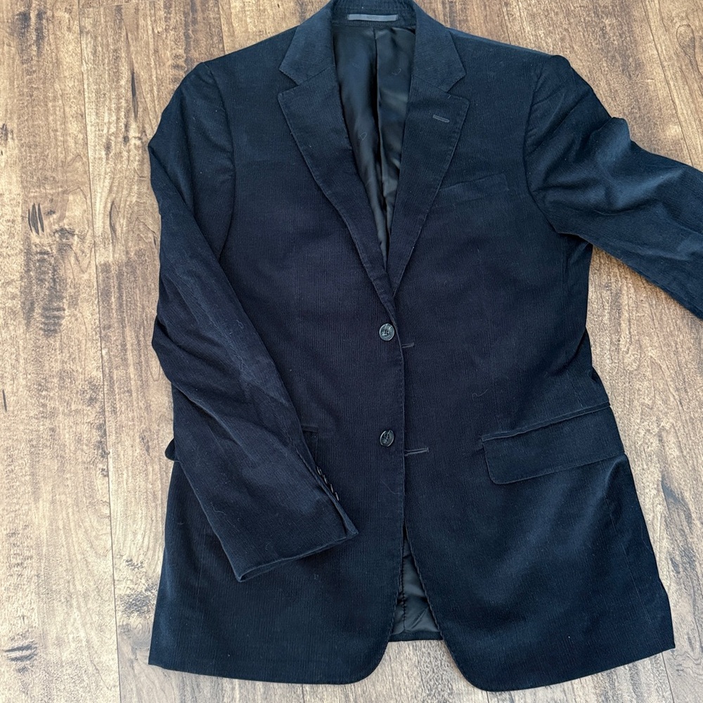 Valentino navy corduroy sport coat